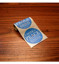 RP12 Peace Roll Stickers (50pk)  1.75" Circle